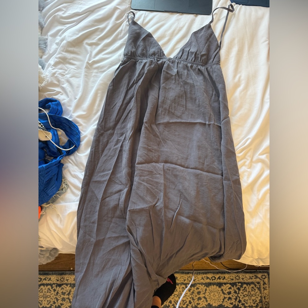 Zara Charcoal Sleeveless Dress